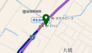 滋賀ダイハツ販売栗東店/フレンドシップ栗東店の地図画像