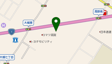 スズキ自販滋賀スズキアリーナ栗東の地図画像