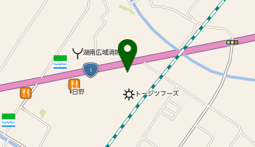 レッドバロン栗東の地図画像