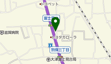 フォルクスワーゲン滋賀の地図画像