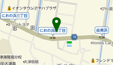 メルセデス・ベンツ大津の地図画像