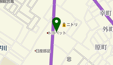 トヨタカローラ滋賀彦根店の地図画像