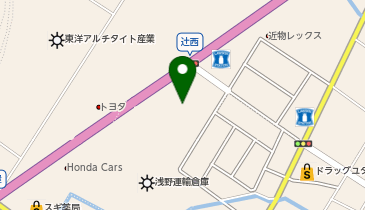 滋賀トヨタ自動車U-Car栗東SMiLE PARKの地図画像