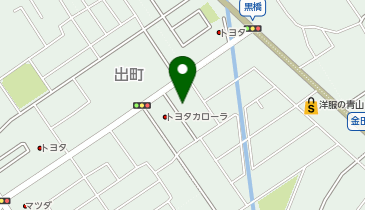 トヨタカローラ滋賀U-BOOTH近江八幡の地図画像