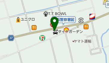 タイヤガーデン長浜の地図画像