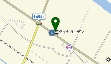 タイヤガーデン湖南の地図画像