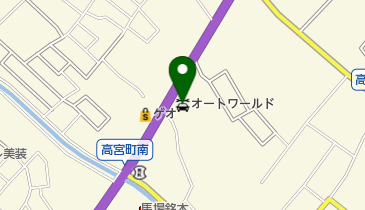 オートワールド彦根店の地図画像