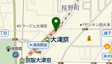 日邦レンタカー大津京営業所の地図画像