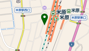 日産レンタカー米原新幹線駅前の地図画像