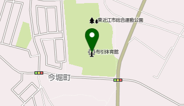 東近江市総合運動公園布引体育館の地図画像