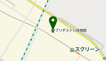 ブリヂストン体育館の地図画像