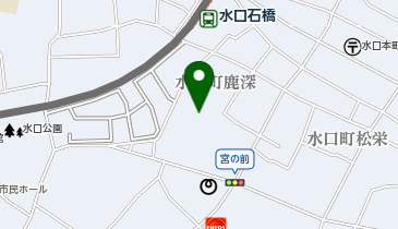甲賀市水口体育館の地図画像