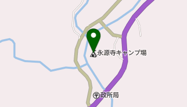 永源寺キャンプ場の地図画像