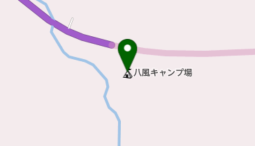 エコロジー八風キャンプ場の地図画像
