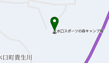 水口スポーツの森キャンプ場の地図画像