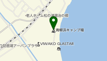 青柳浜キャンプ場の地図画像