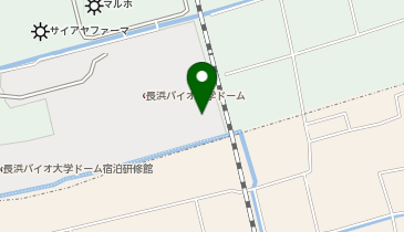 県民共済ドーム長浜屋外テニスコートの地図画像