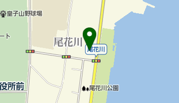 尾花川公園テニスコートの地図画像