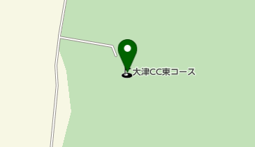 大津カントリークラブ東コースの地図画像
