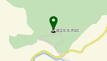 近江ヒルズゴルフ倶楽部の地図画像