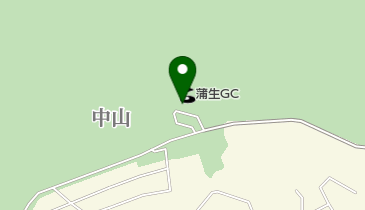 蒲生ゴルフ倶楽部の地図画像