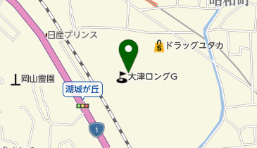 大津ロングゴルフの地図画像