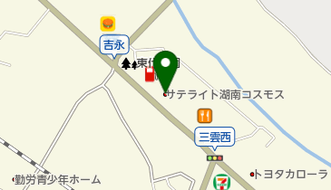 サテライト湖南コスモスの地図画像