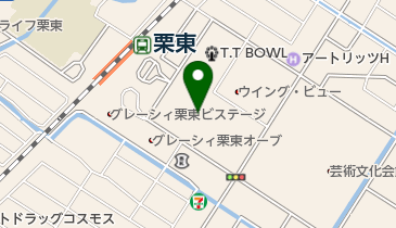 プラザパルアルプラザ栗東店の地図画像