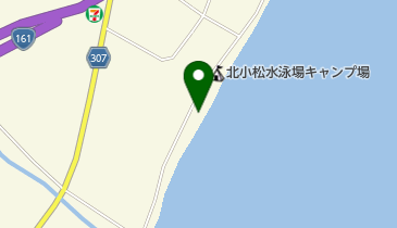 北小松水泳場の地図画像