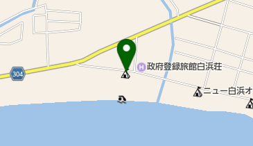 近江白浜の地図画像