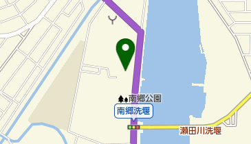 南郷公園プールの地図画像