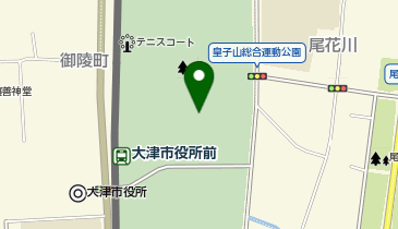 皇子山総合運動公園多目的運動広場の地図画像