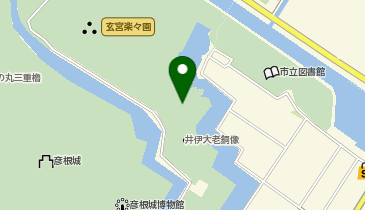 彦根城の時報鐘の地図画像