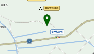 安土城跡の地図画像