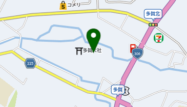 御田植祭の地図画像