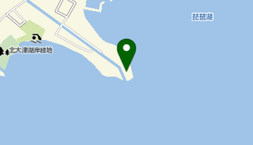 琵琶湖大宮川河口の地図画像