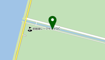 琵琶湖木の浜埋立地4号水路・5号水路の地図画像