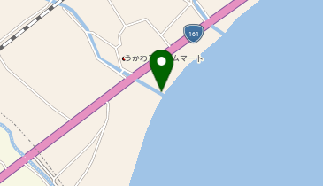 琵琶湖白髭神社付近の地図画像