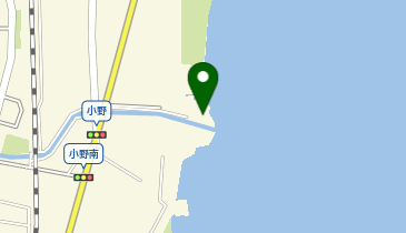 琵琶湖丹出川河口の地図画像