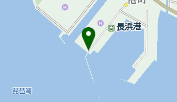 琵琶湖長浜港の地図画像