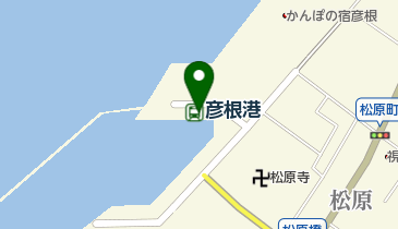 彦根・多景島航路の地図画像