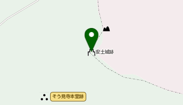 安土城跡の地図画像