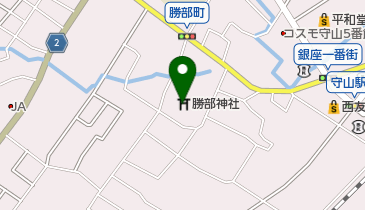 勝部神社の地図画像