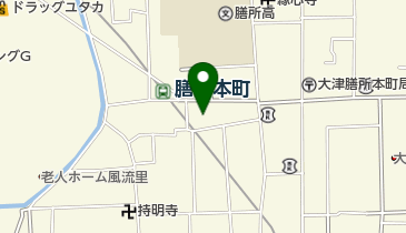 膳所神社の地図画像