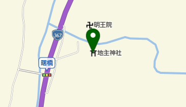 地主神社の地図画像