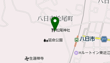 松尾神社庭園の地図画像