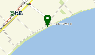 北比良水泳場の地図画像