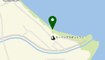 和邇浜水泳場の地図画像