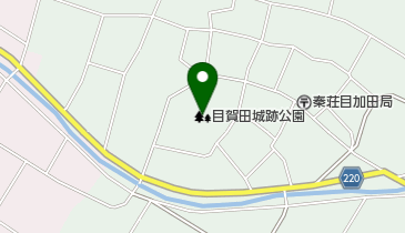目賀田城跡公園の地図画像