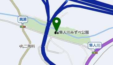 隼人川みずべ公園の地図画像